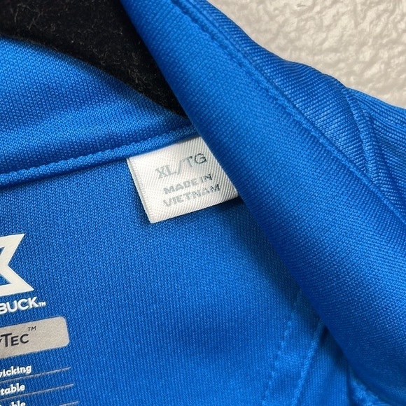 Cutter & Buck Drytec Pullover Quarter Zip Blue Performance Golf Seahawks XL - Picture 7 of 8